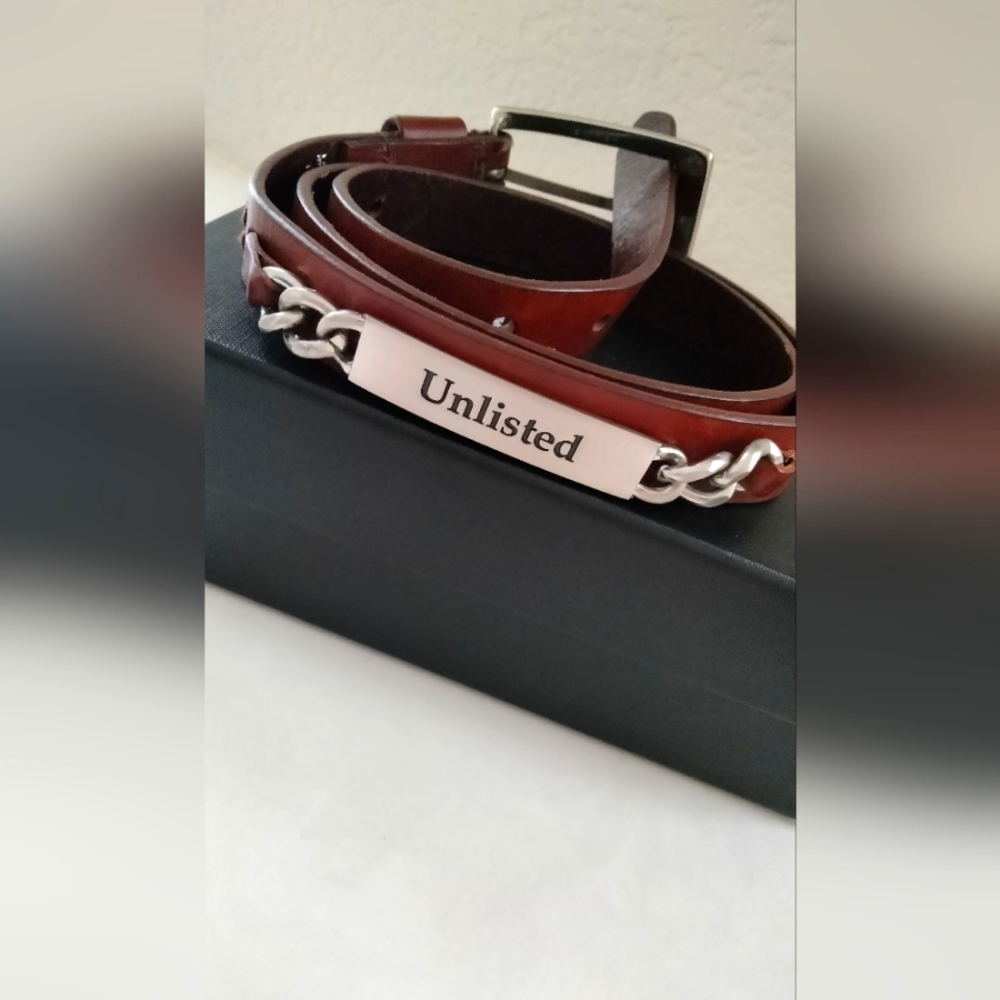 Kenneth Cole Leather Belt